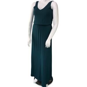 Show Me Your MuMu Size M Kendall Formal Chiffon Bridesmaid Maxi Dress Jade Green